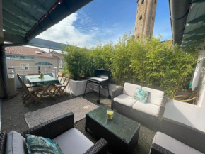 JC Appart duplex terrasse centre ville parking